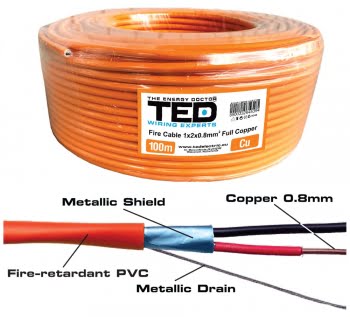 Cablu incendiu JE - H (ST) H E30/E90 1 X 2 X portocaliu 100 ml. premium NEW TED - CumpărOk